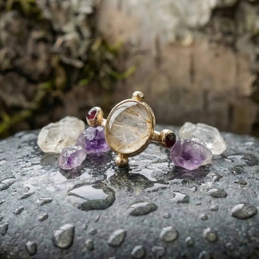 Vintage White Stone Ring