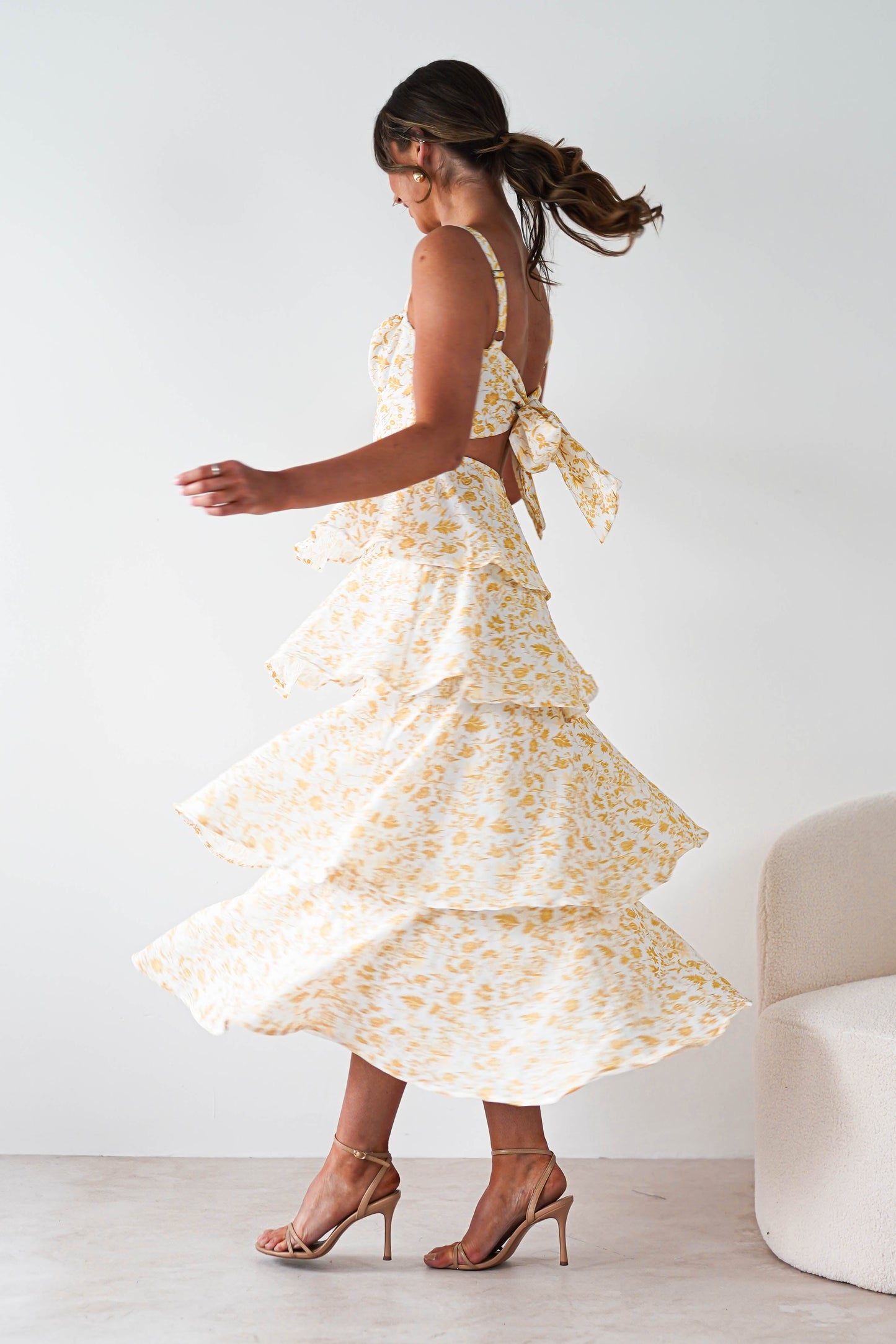 Solaramist™ Ruffle Midi Dress — Step Into Irresistible Confidence That Commands Every Eye