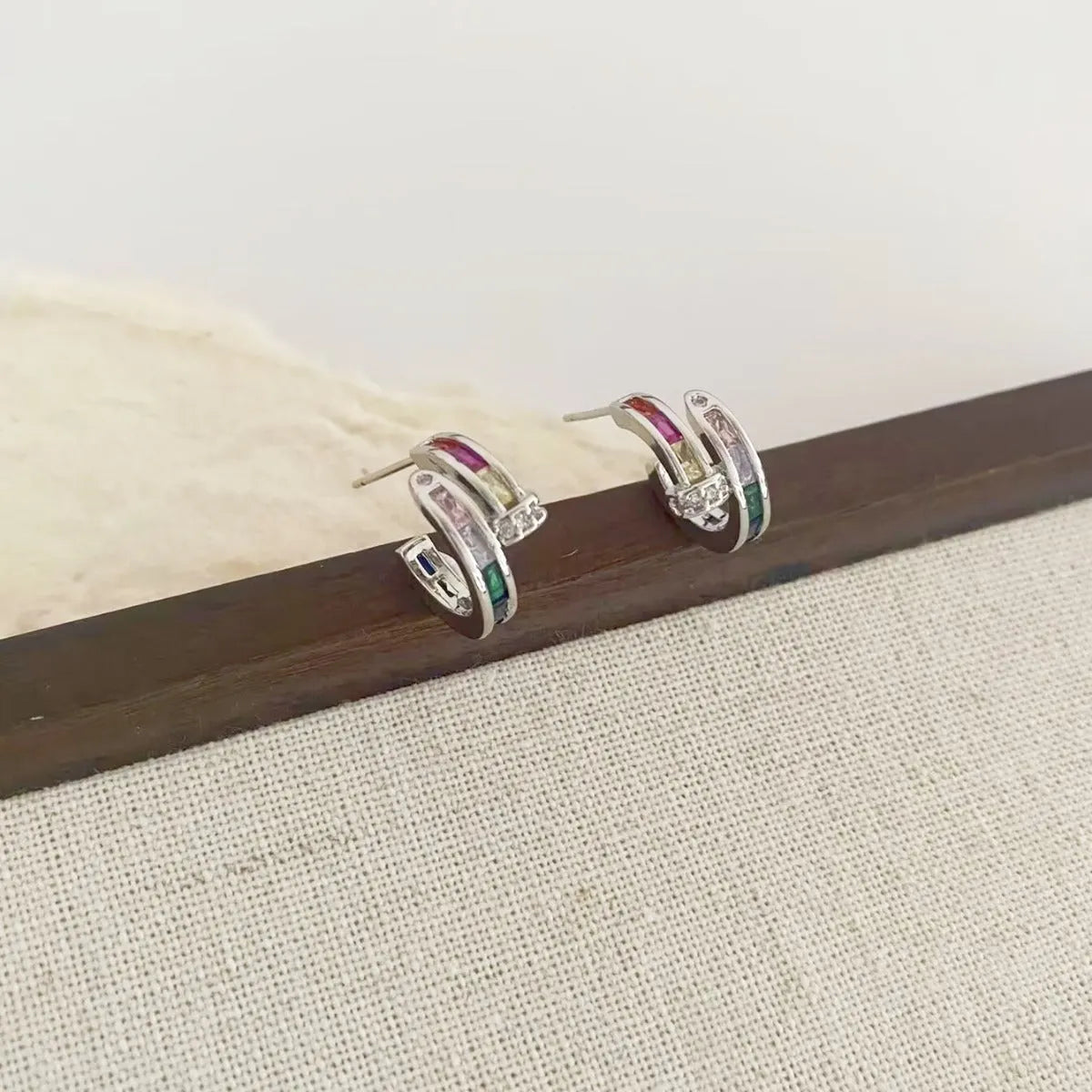 Colorful Crystal Earrings