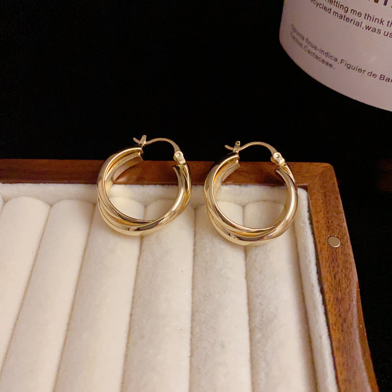 Classic Gold Hoop Earrings