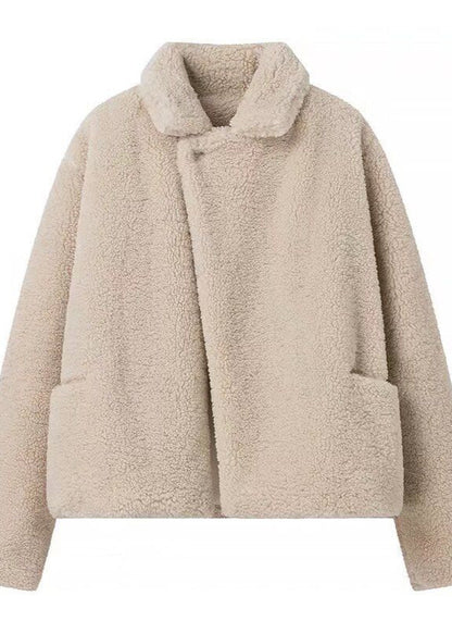 Aurora Plush Sherpa Coat – Soft Oversized Winter Jacket