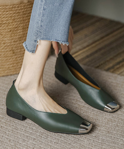 Brown Flat Feet Shoes Sheepskin Comfortable Splicing