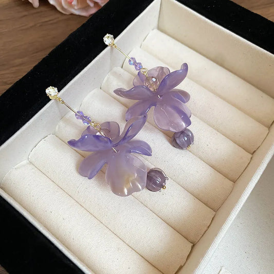 Elegant Amethyst Earrings