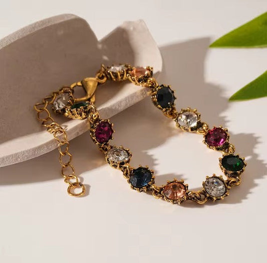 Vintage Colorful Exquisite Circle Elegant