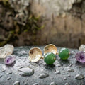 Exquisite Green Pearl Earrings