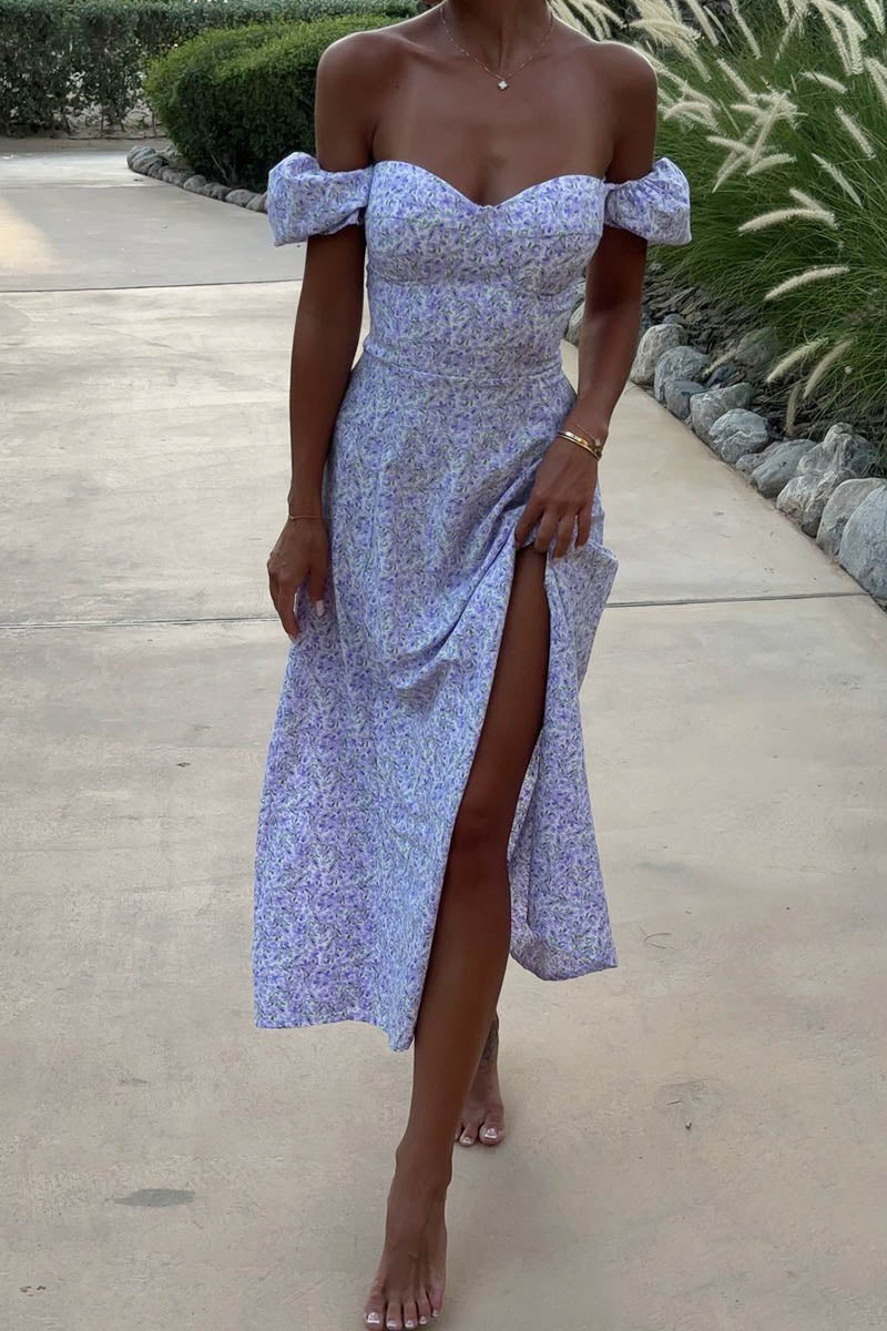 U-neck Midi Dress