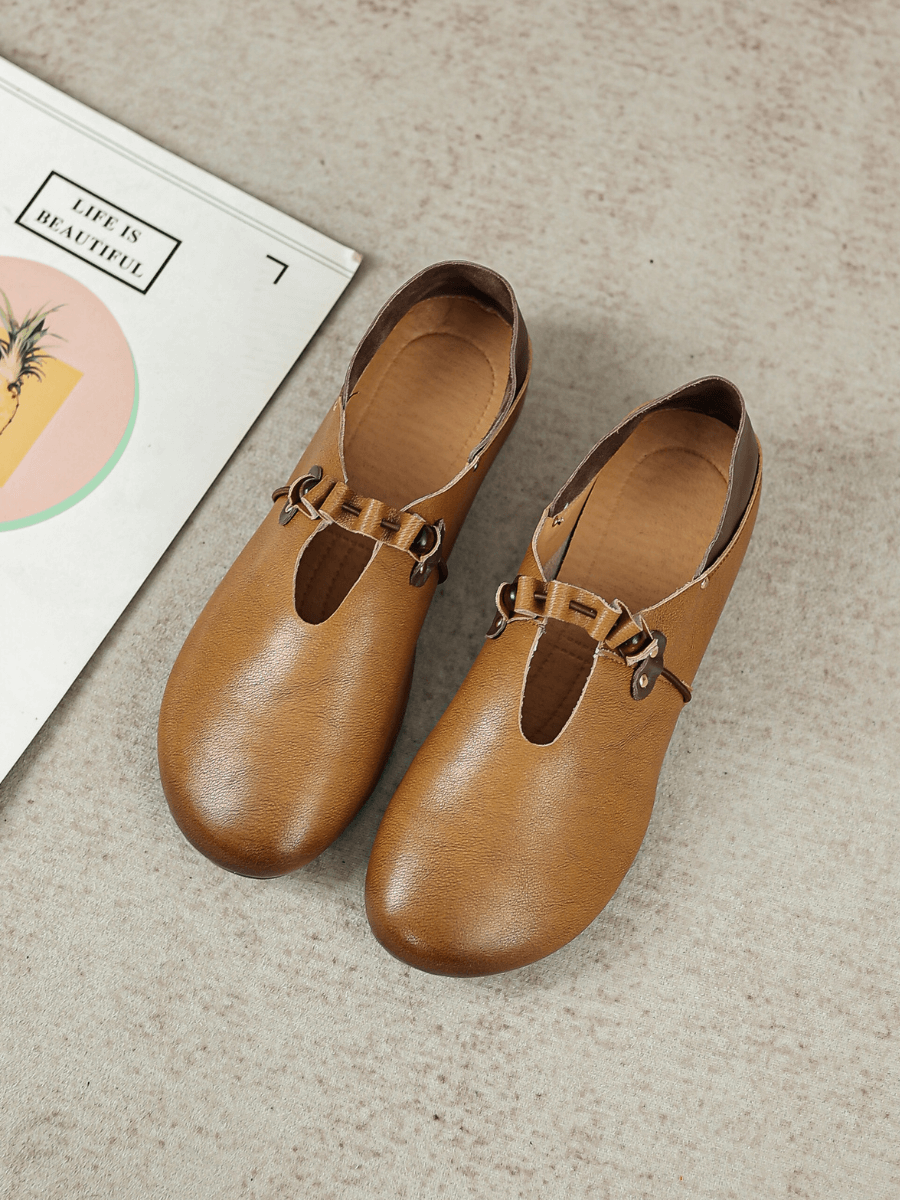 Rumour Has It| Cross Ruffle Strap Leather Sandal