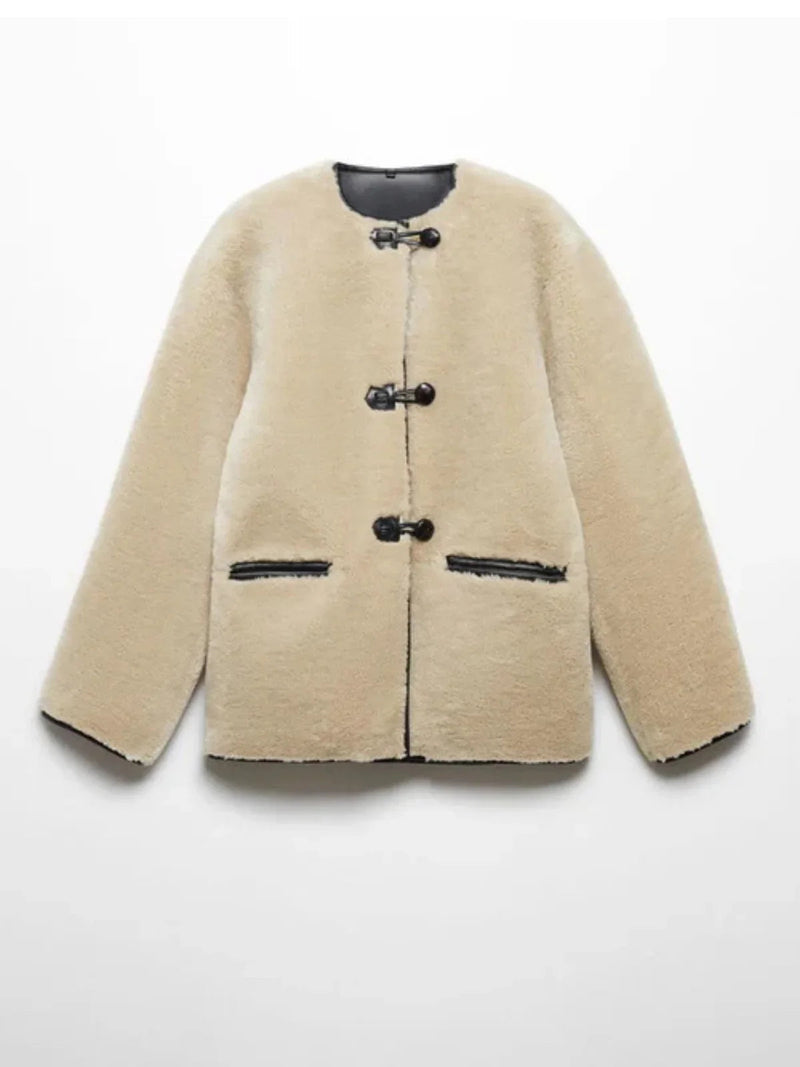 Warm Coat Single-breasted A-line Coat