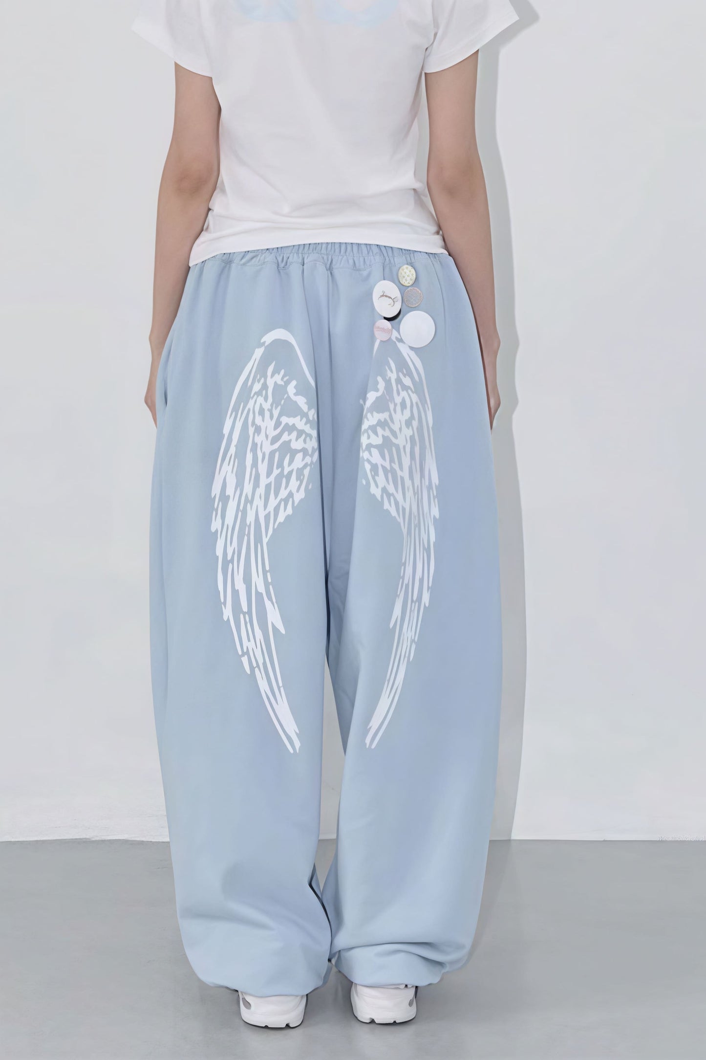 Hip Hop Graphic Baggy Straight Pants