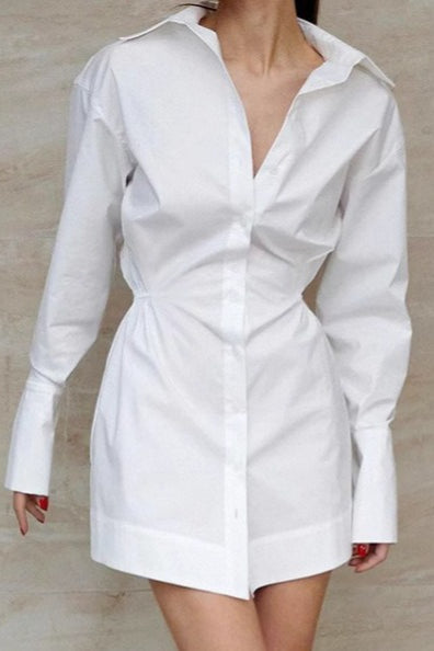 Lapel Collar Blouse