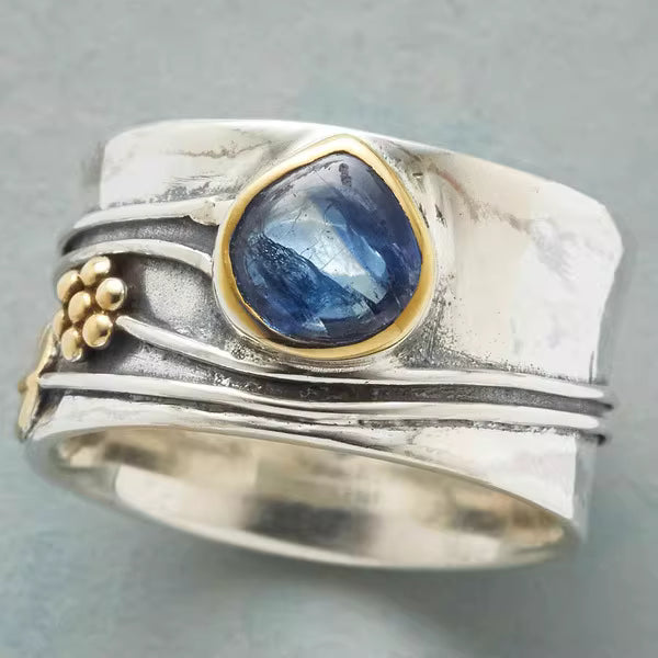 Elegant Sapphire Statement Ring