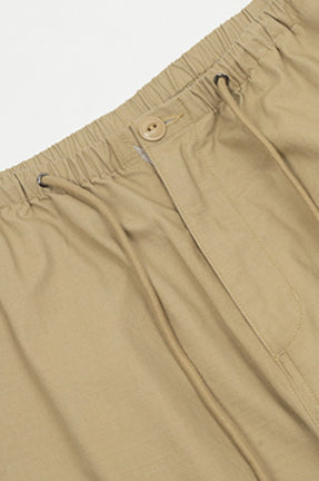 Khaki Wide Leg Cargo Pant