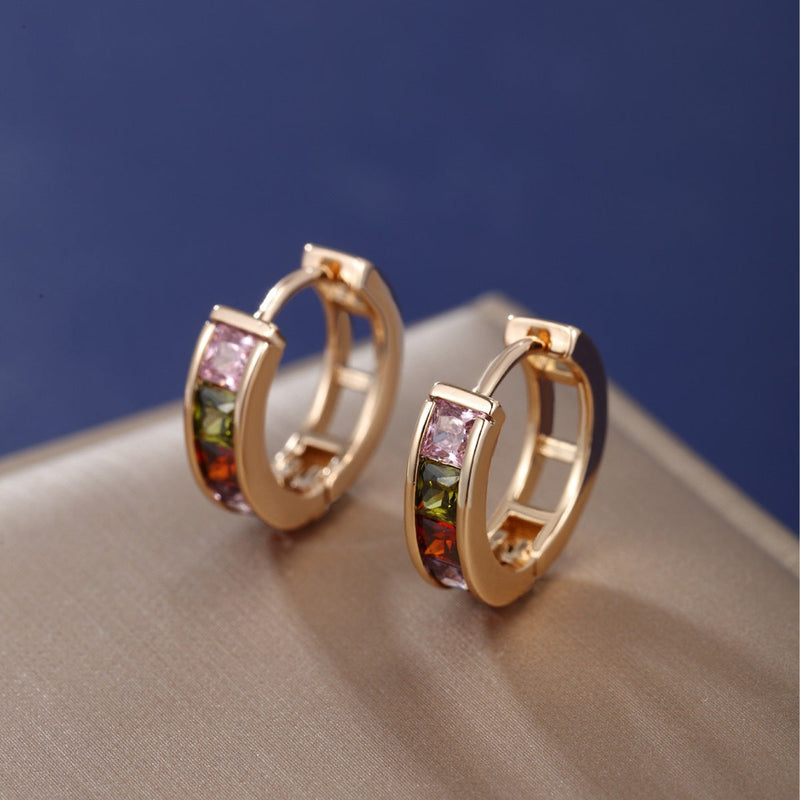 Colorful Gemstone Earrings