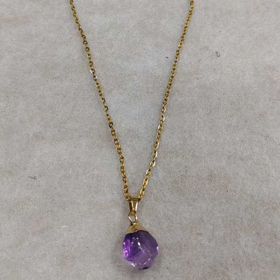 Elegant Amethyst Necklace
