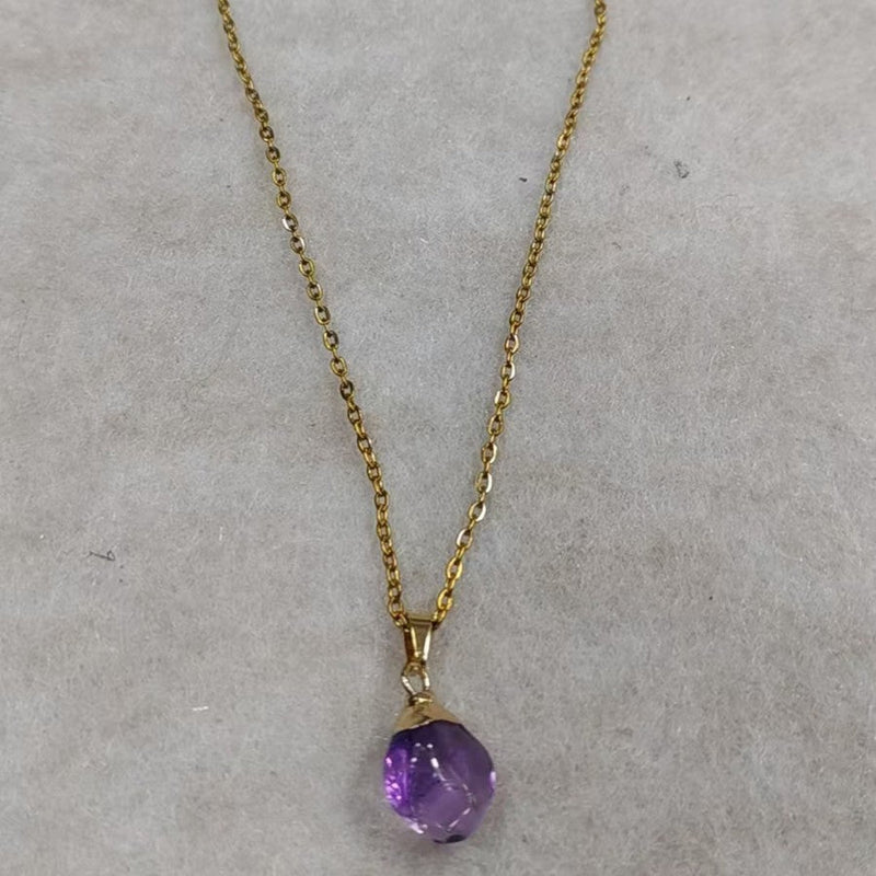 Elegant Amethyst Necklace