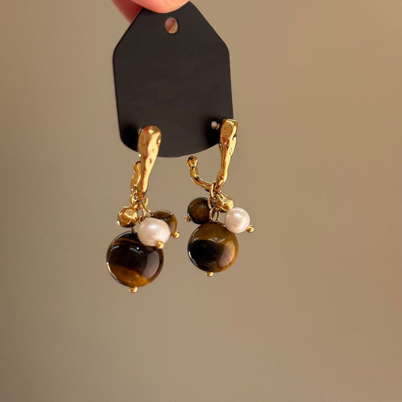 Elegant Smoky Quartz Earrings