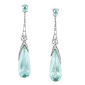 Elegant Aquamarine Drop