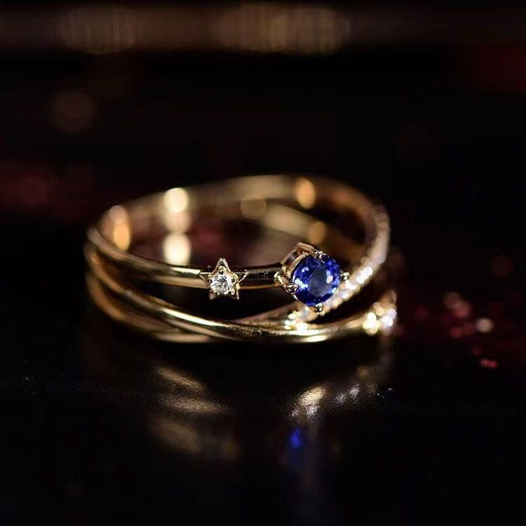 Elegant Sapphire Ring