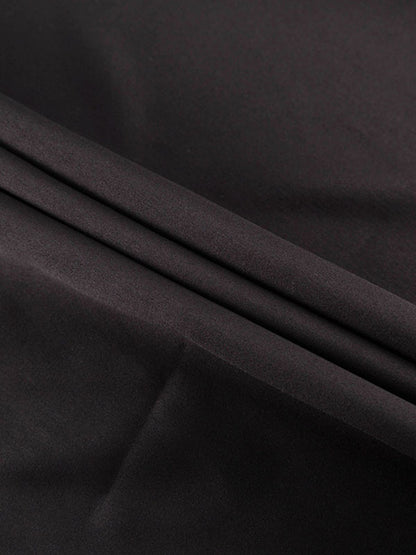 Loose Long Sleeves Color Round-neck Maxi Dresses