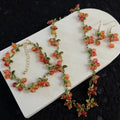 Vintage Carnelian Beaded Bracelet
