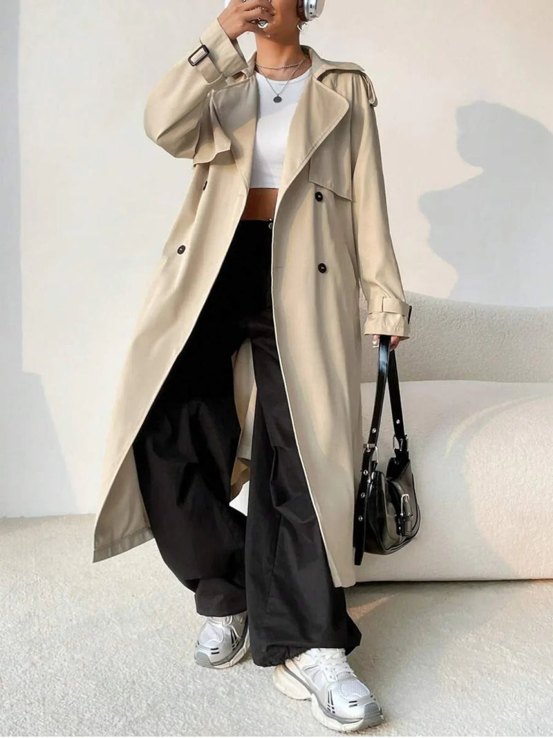Relaxed Fit Trench Coat