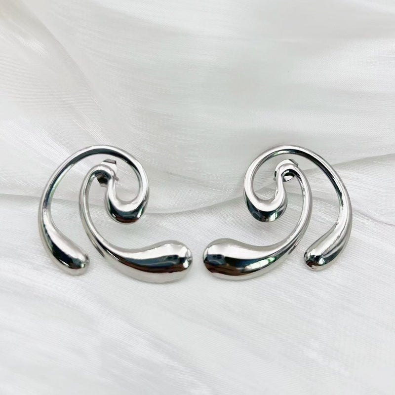 Modern Spiral Earrings