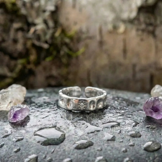 Elegant Star Silver Ring