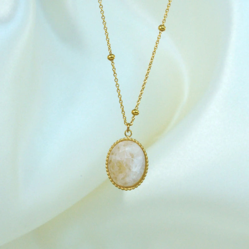 Elegant Moonstone Necklace