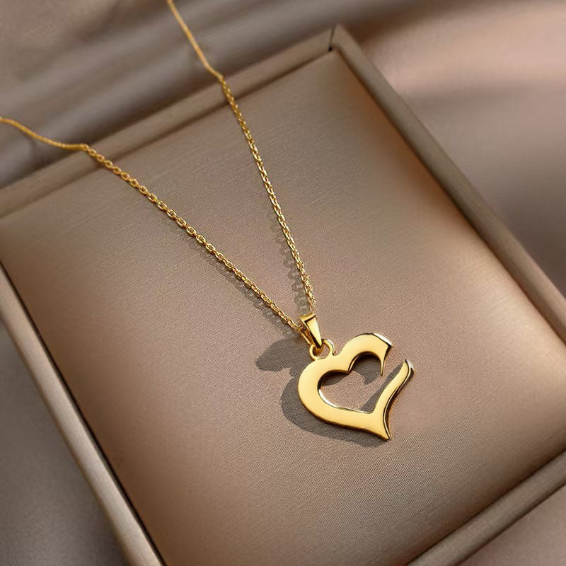 Classic Gold Heart Necklace