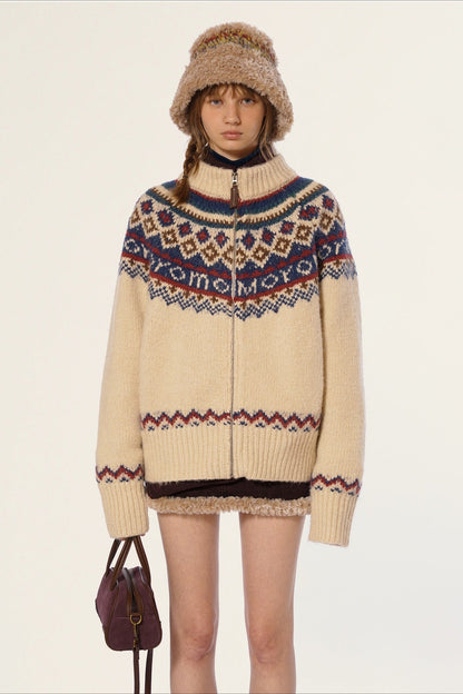 Fair Isle Knit Sweater