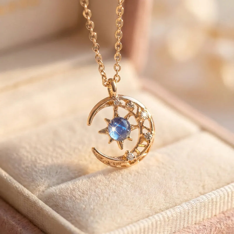 Fashion Star Moon Chain Necklace