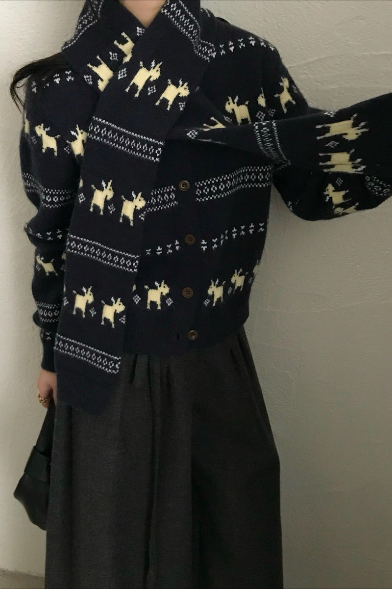 Tassel Knit Cardigan