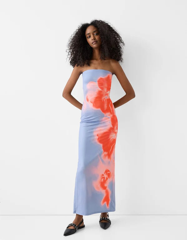 Say My Name Off-shoulder Maxi Dress