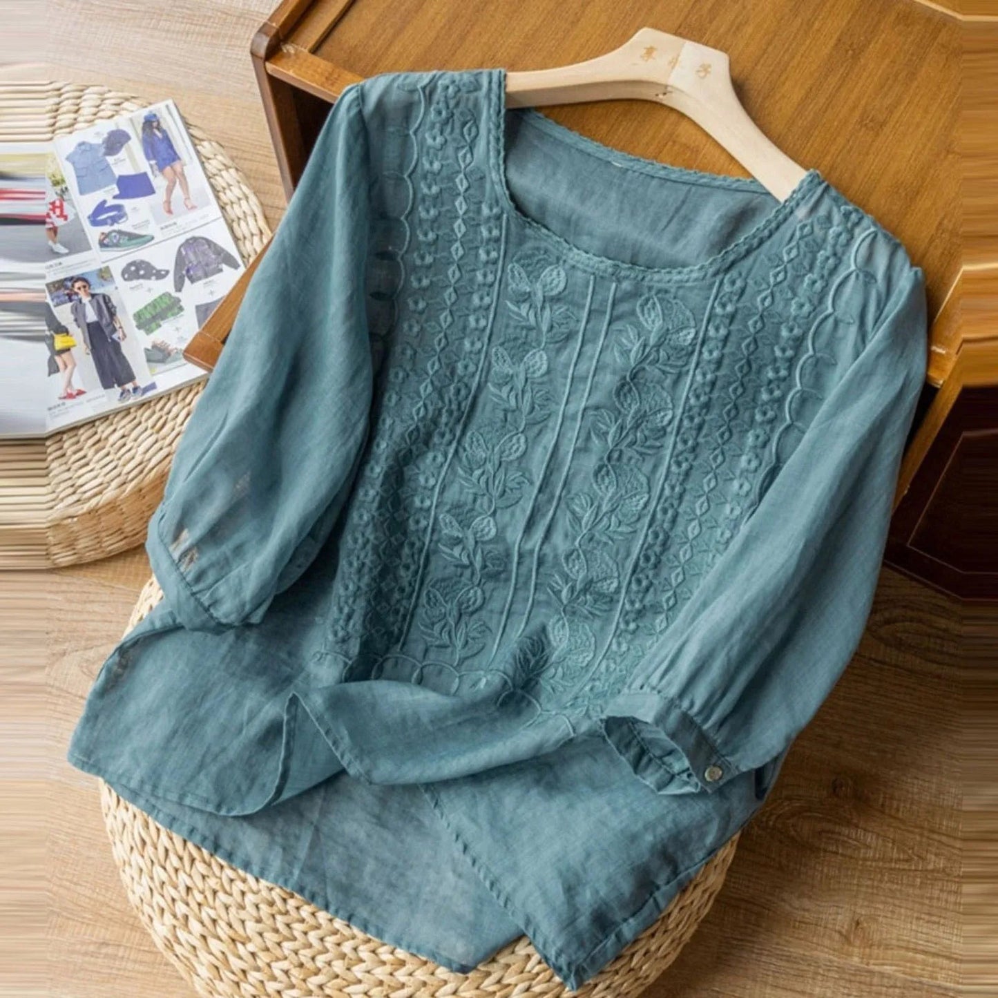 Lumavive™ Blouse — Experience Effortless Elegance and All-day Cool Confidence
