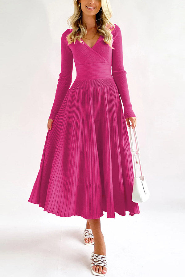 Irregular Color Wool Knit Skirt Knitted Skirt