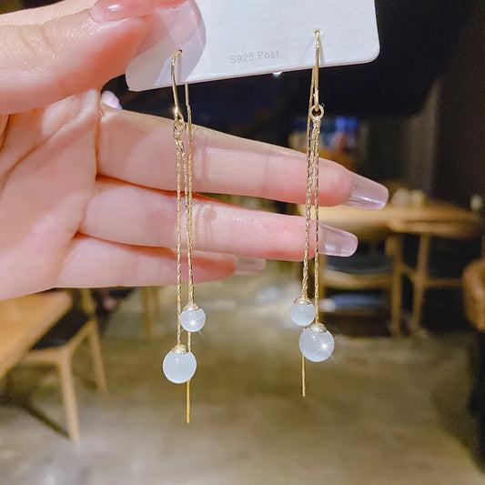 Elegant Moonstone Earrings