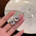 Elegant Crystal Cluster Earrings
