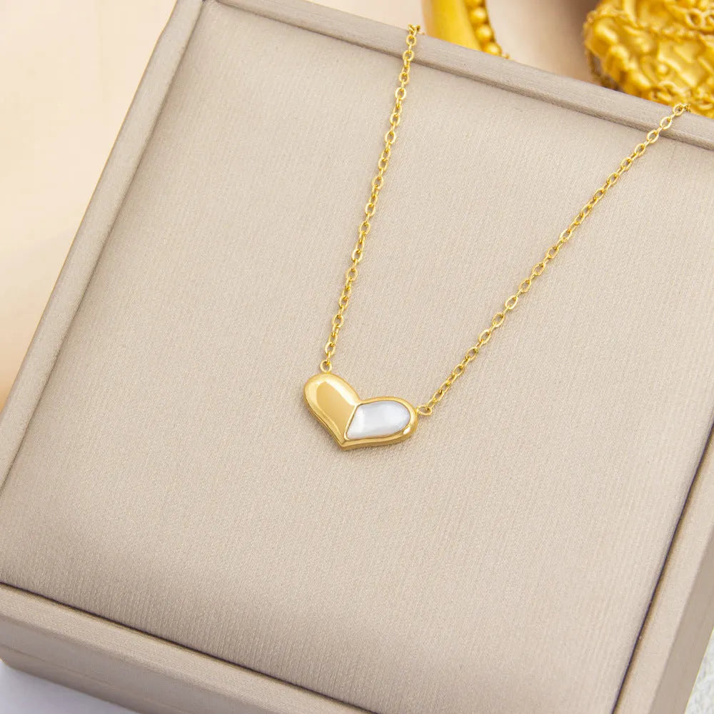 Classic Gold Heart Necklace