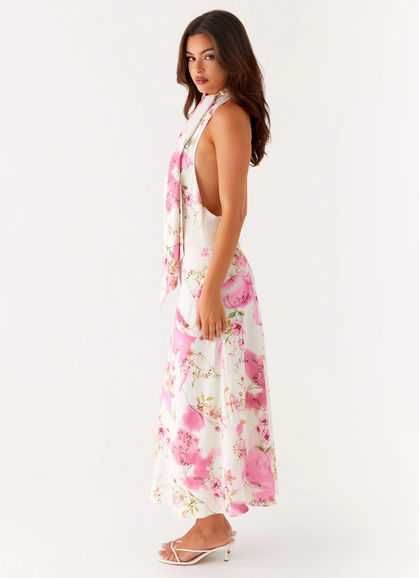 Jensen Midi Dress - Ivory Print