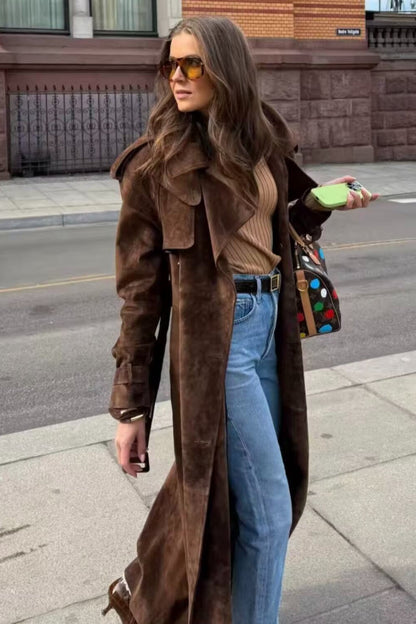 Belted Trench Overcoat