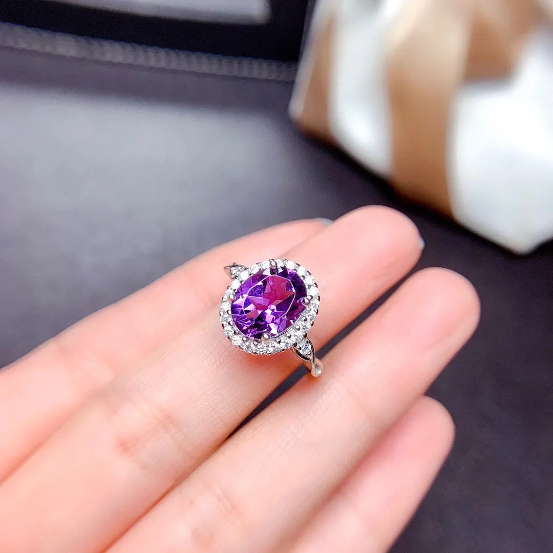Elegant Amethyst Ring