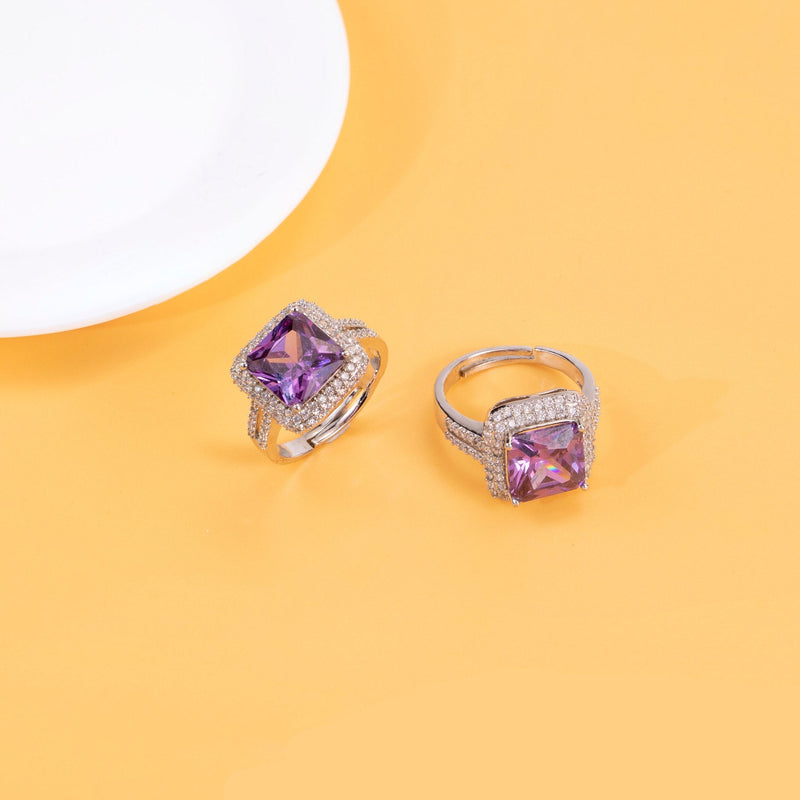 Elegant Amethyst Earrings