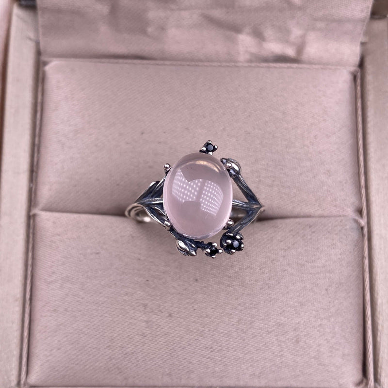 Vintage Rose Quartz Ring
