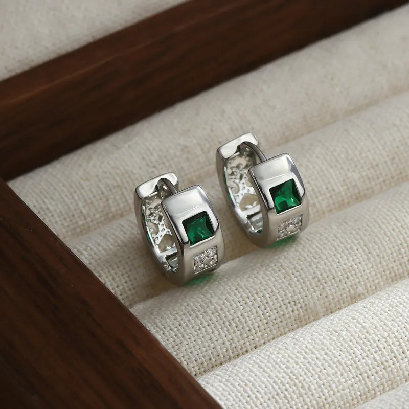 Elegant Emerald Earrings