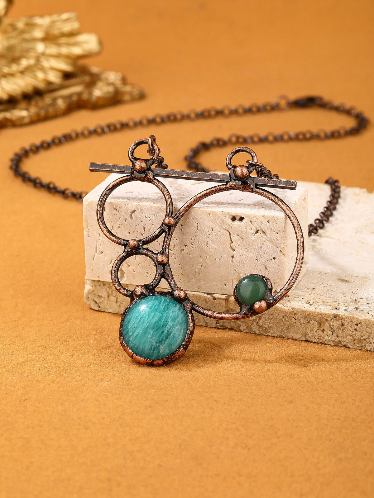 Vintage Turquoise Circle