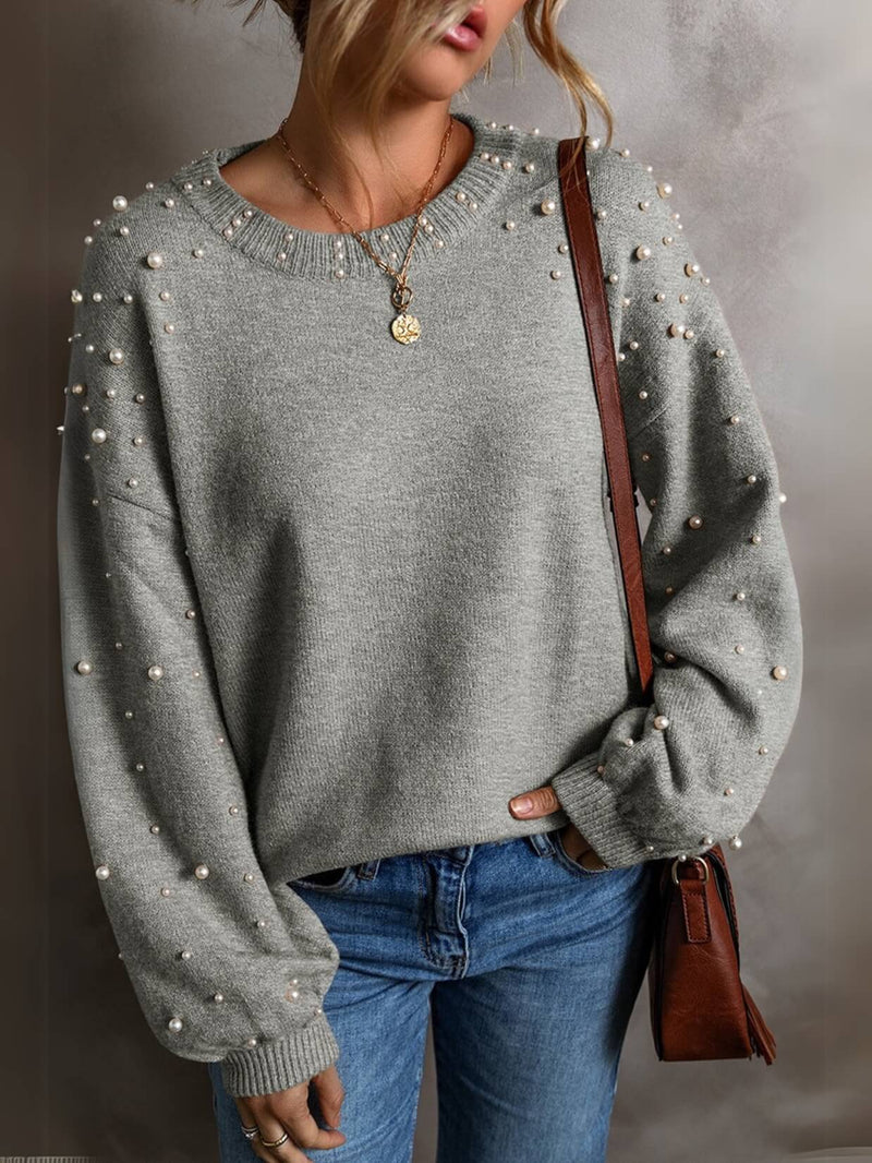 Oh My Darling Pearl Embellished Sweater