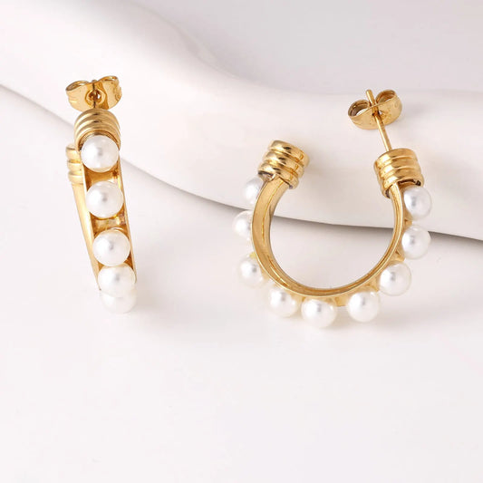 Elegant Pearl Earrings