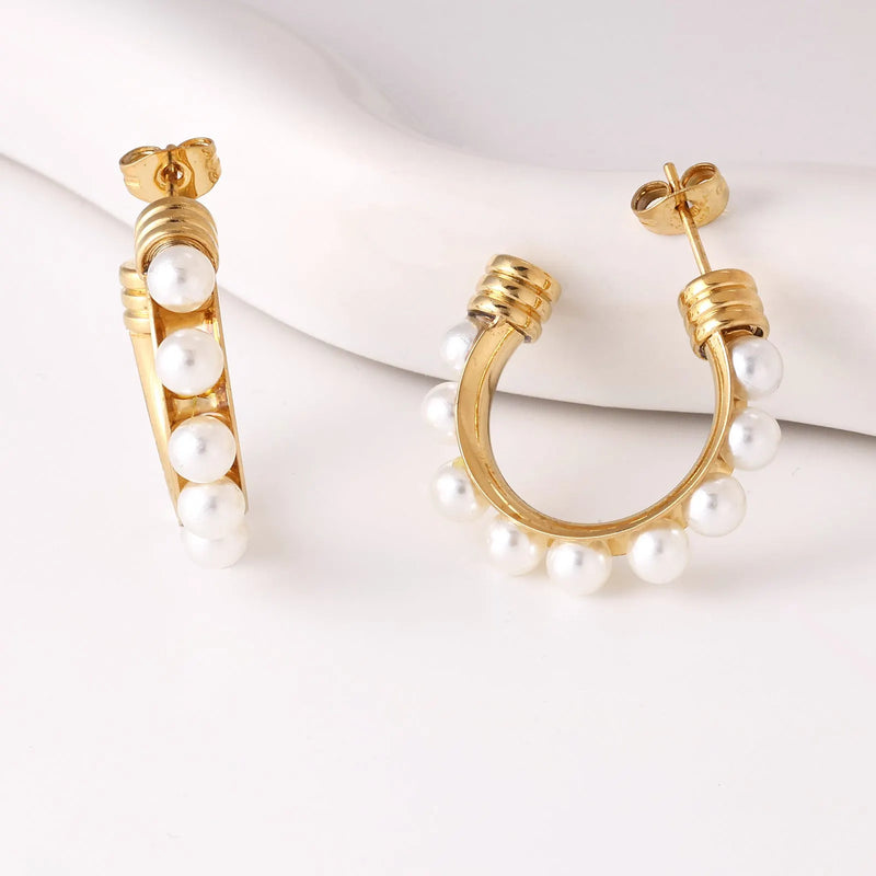 Elegant Pearl Earrings