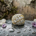 Vintage Exquisite Bright Gold Ring