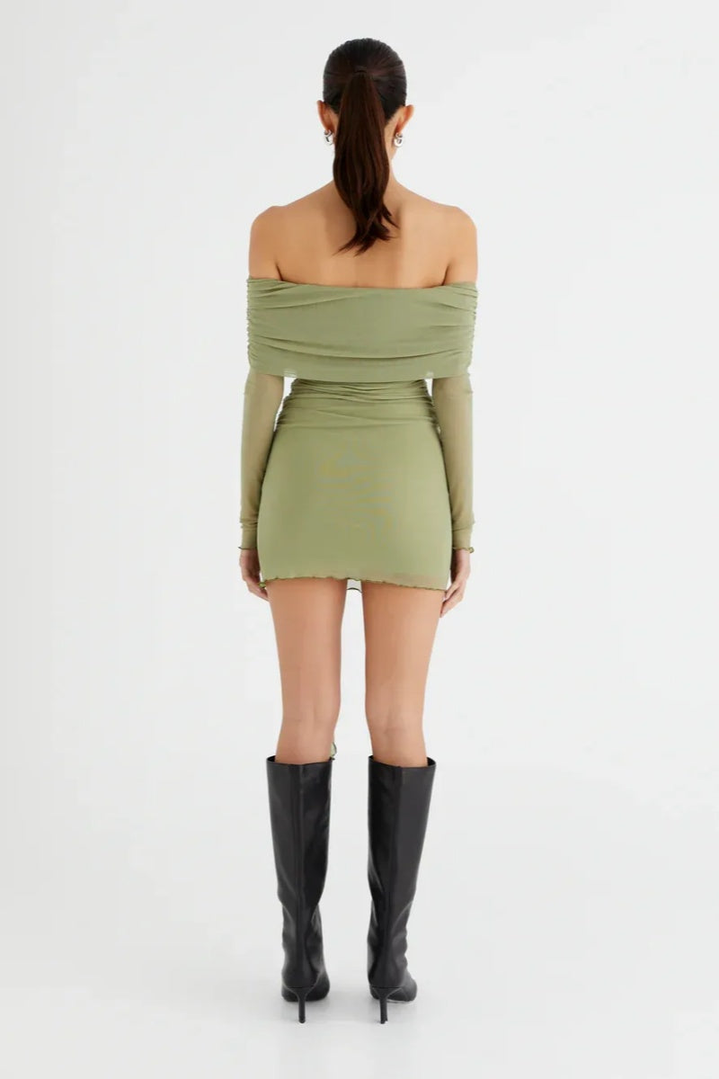 Yasmin Off Shoulder Mini Dress